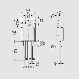 BTA140-800 Triac 25A 800V 35mA TO220AB TO220AB