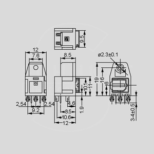 GP1FAV31TK0F Fiber Optic Transm. Module -21dBm 15,5Mb GP1FAV_