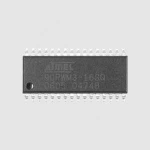 AT90USB162-16MU ISP-MC USB 2,7-5,5V 16K-Flash 16MHz MLF3