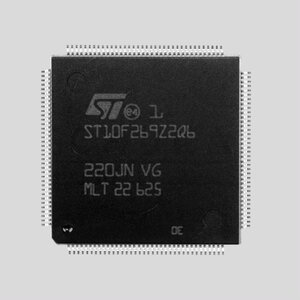 ST10F269Z1Q6 128K-Flash 12K-RAM 111I/O 40MHz PQFP144