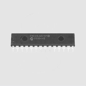 ENC28J60-I/SP Stand Alone Ethernet Contr SPI 25MHz SDI  