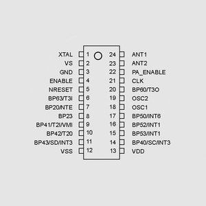 ATA556711-TASY RF Ident.-IC 330bit 100-150kHz SO8 ATAM862N_