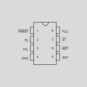 DS1705EPA+ U-Mon 5V 5% -40/+85&deg;C DIP8 DS1232+