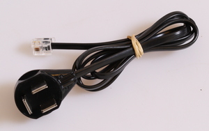 TREBEN-RJ11-1.8 Telefon kabel, 6P4C RJ11 - 3 pol, 1.8m