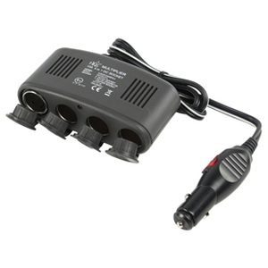 N-P.SUP.CARSPL4 4-vejs 12v multiplier med USB-output