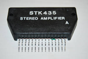 STK435 Stereo amplifier 15-pin