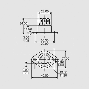 BTA16-200B Triac 16A 200V 50mA TO220AB RD91