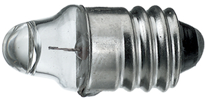 W9334 E10-Linselampe 3,7V 300mA 1,1W Ø=9,5x24mm.