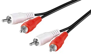 N-CABLE-452/10 Phonokabel, Han/Han, 10 meter Phonokabel, stereo Han til Han, 10 meter rca-rca