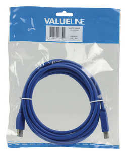 N-VLCP61100L30 USB 3.0 CABLE A HAN - B HAN 3.0M Blå