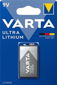 N-GP-CR9VC1 9V Varta Lithium Batteri, 1150mAh