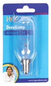 N-LAMP O12HQ Ovnlampe/Køleskabslampe 300°C E14 40W