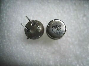 2SC959 SI-N 120V 0.7A 9W 50MHz TO-39