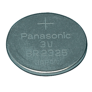 BR2325-HQ Lithium knapbatteri 23 x 2,5mm. 3V, 160mAh