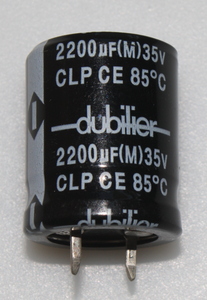 CS2200/35-P10 El-Capacitor 2200uF/35V 22x28 P10