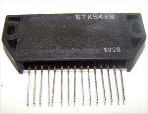 STK5466 Hybrid IC 15-pin