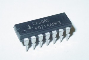 CA3086 NPN Transistor Array, DC to 190MHz DIP-14