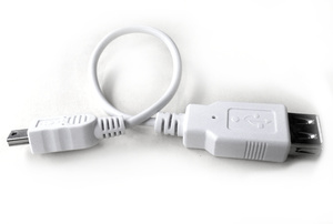 USBADAP-AF-MBM USB adapter A hun til mini 5P han, 10cm