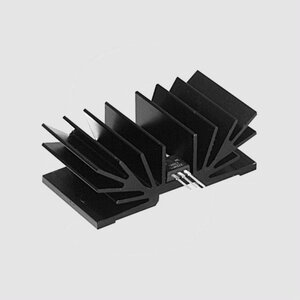 SK64-15SA1M3 Heatsink for TO220 15mm 1xM3 Black SK64-37SA1M3