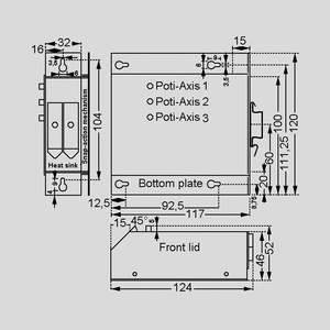 460B.20.0/5060 Motorcontr. digit. 1Q 20A Snap-act. Mech (med strømbegrænsning) 460B.20.0/5060