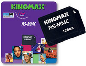 KR128S1EMSPBA KINGMAX RS-MMC Memory Stick 128mb