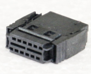 ERNI214345 12 way type B IDC socket w/clip,1.27mm