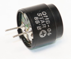 QMB-06 Buzzer Ø=16x14mm. PC 3-12VDC KLIK