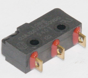 MICROSW-1 Microswitch, 20x10,2x6,3mm, uden arm.