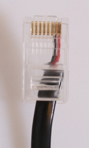 CD075689-RJ45ROHS Spiralkabel, RJ45 pin 1+2 <-> løs ende, for indbygning