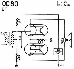 OC80 Transistor Germanium