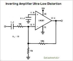 LM387N Low Noise Dual Op-Amp. DIP-8