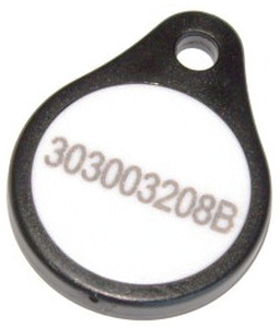 TP-KEYFOB-NUMBER RFID Transponder-nøglering med nummer, 125KHz