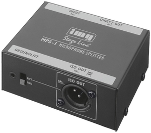 MPS-1 Mikrofonsplitter Produktbillede