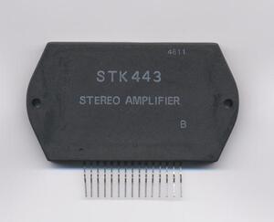 STK443 Stereo Amplifier 15-pin