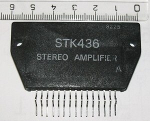 STK436 Stereo Amplifier 15-pin