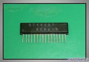 STK6607 Hybrid IC 16-pin