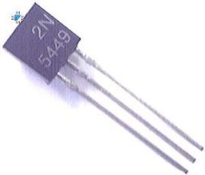 2N5449 SI-N 50V, 0,8A, 0,36W, >100MHz TO-92