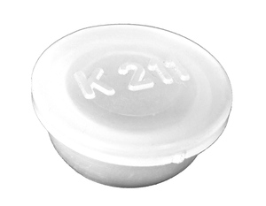 K211 Blindprop for hul Ø=23 mm. Transperent