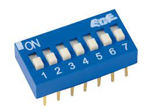 EDG07S DIP Switch Standard 7-Pole