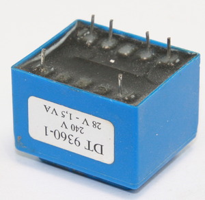 DT9360-1 Transformer 1,5VA 240V 28V 54mA