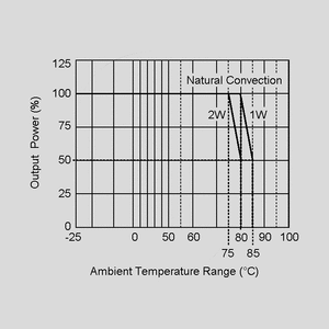 RAC02-24SC SPS Modul 2W 24V/83mA Output Derating