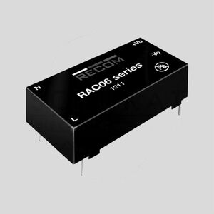 RAC06-05SC SPS Modul 6W 5V/1200mA RAC06-_C