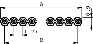 1700-20 Fladkabel 1.27 mm 20xAWG 28