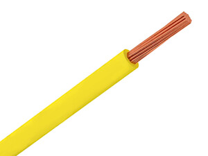 W55041 Wire LIY-V, 0,14mm², gul, 10m