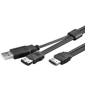 W95013 SATA-kabel eSATAp/eSATA USB POWER 0,5m