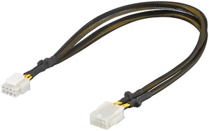 W93870 PC grafikkort strømkabel forlænger PCI-E / PCI Express, 8 pin