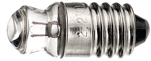 L-3656 E10-Linselampe 2,2V 400mA 0,88W Ø=9x24mm.