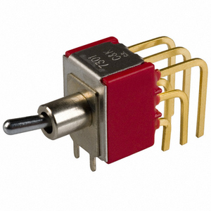 C&K-7301 Toggle Switch 3-pol ON-ON for print