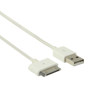 N-VLMP39100W1.00 USB-kabel til iPod/iPad/iPhone, HVID, 1m