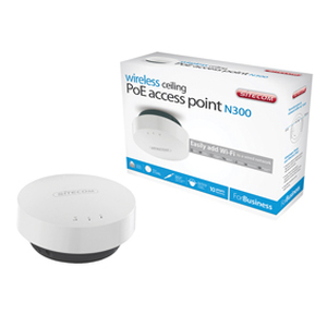 N-CMPSC-WLX3000B Wireless ceiling PoE access point N300